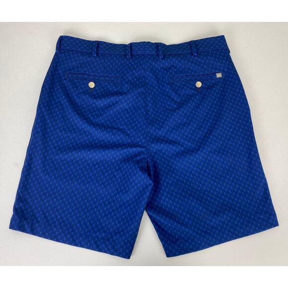 Men Peter Millar Carrboro Retro skull crossbones performance golf shorts, 35 - Picture 4 of 5